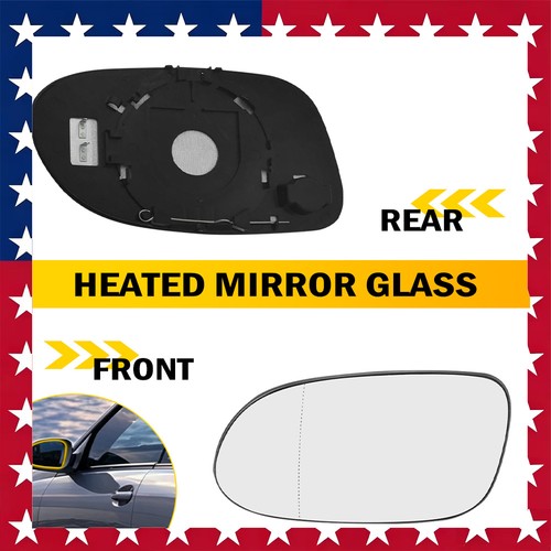 Left side heated mirror glass - left,