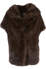 YVES SALOMON BROWN SABLE FUR