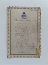 Royal Dinner Menu – Dîner