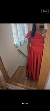 Virgos Lounge red dress  Size UK 10