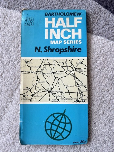 Bartholomew map shropshire - bartholomew,