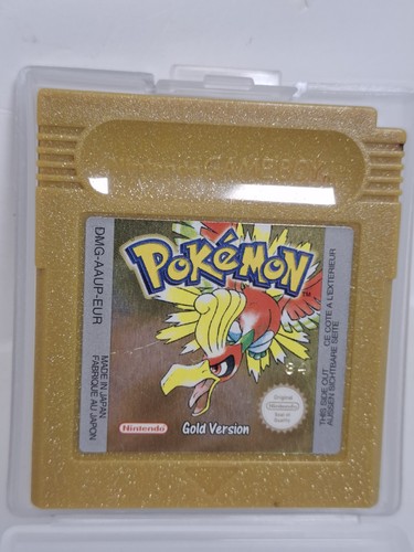 Pokemon gold version - gold, genuine