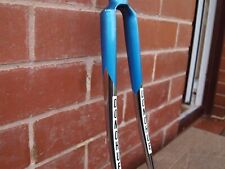 Donohue vintage 1″ threaded chrome steel track forks 700c 1980s Gipiemme