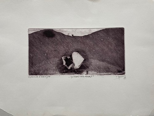 Aquatint etching jochem roman - jochem,