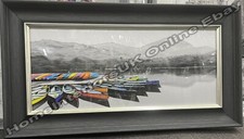 Colourful Boats moored in a