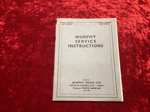 Murphy service manual - murphy,