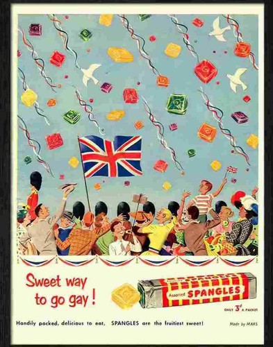 Advert photo spangles sweet - advert, 1