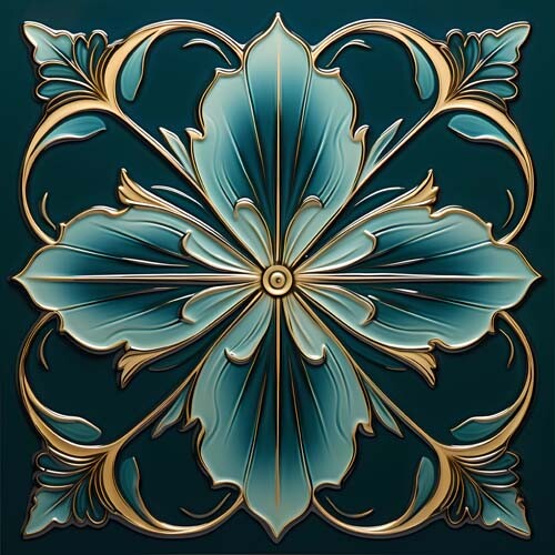 40x teal tile peel - teal,
