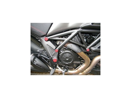 Kit frame plugs - kit, red