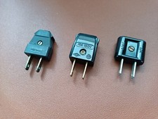 Vintage Pub Outlet Plugs x 3 To Suit Low Voltage 24V Bar Sign Lights Transformer