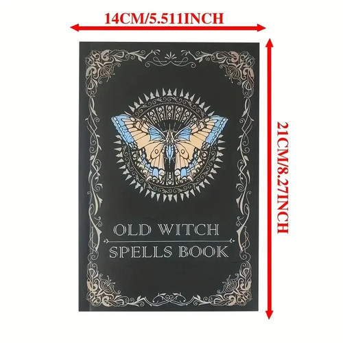 Old witch spell - old, book