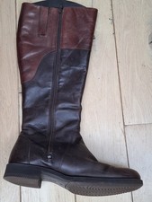 Women's Brown Leather Goretex Ecco Boots