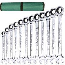 12Pcs 72 Tooth Ratchet Spanner