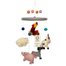 Handmade Felt Mobile - Farm