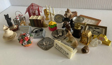 Job Lot Bundle of Mixed Vintage Miniature Dolls House Accessories