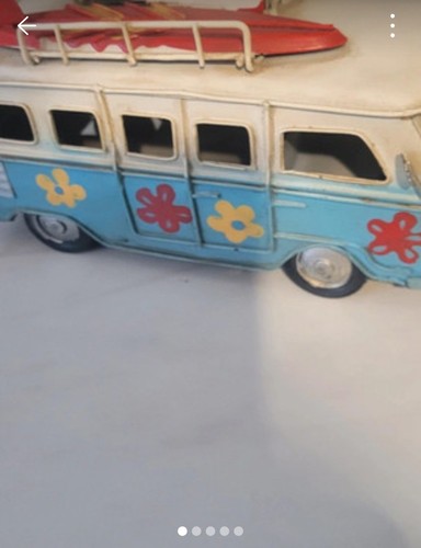 Mini tin plate - tin, campervan