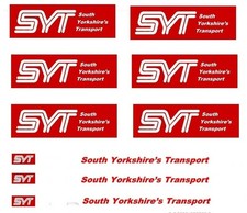 MODEL BUS WATERSLIDE TRANSFERS