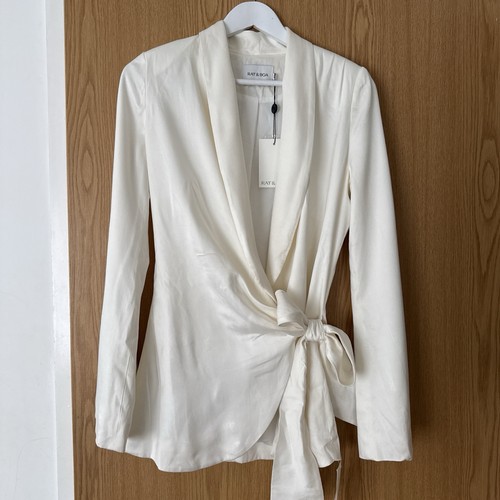 Rat boa marlowe blazer ivory - rat, &