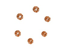 DBK KTM Super Duke 1290/1390 Rear Sprocket Flange Nuts M10x1.25 x6 - Orange