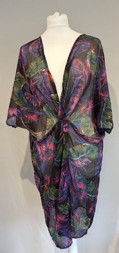 Floral beach cover up - beach,