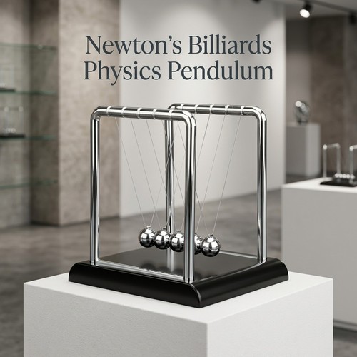 Newton cradle steel balance - steel,