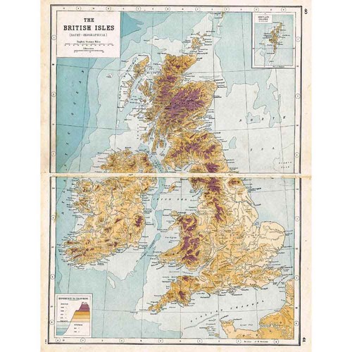 Antique map 1920 british - antique,