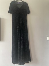 Monsoon 1930s Black Silk Blend