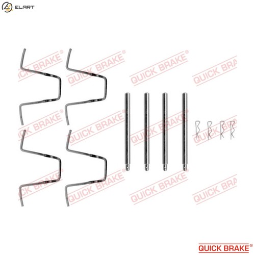Accessory kit disc brake - disc, pad