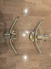 Brass Wall and Ceiling Light New X2