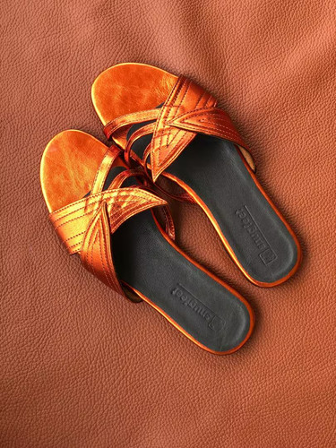 Handmade genuine leather slide - genuine,