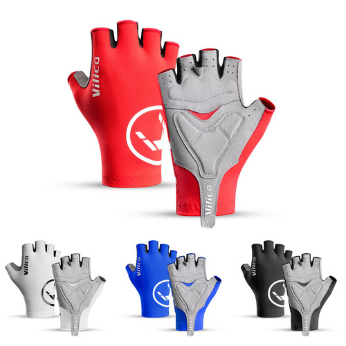 Cycling gloves half - half, finger
