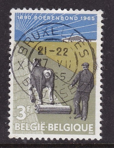 Belgium postmark 1965 brussels - belgium,