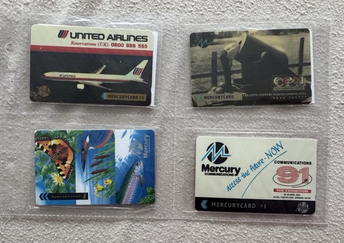 Mercurycard phonecards - x,