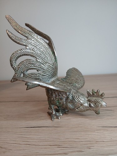 Vintage silver metal pewter - silver,
