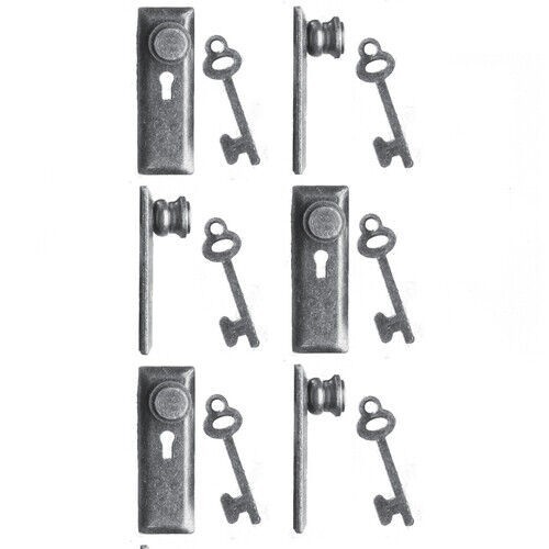24th scale door - knob, plate