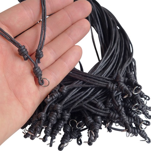 Black hemp cord pendant - black,
