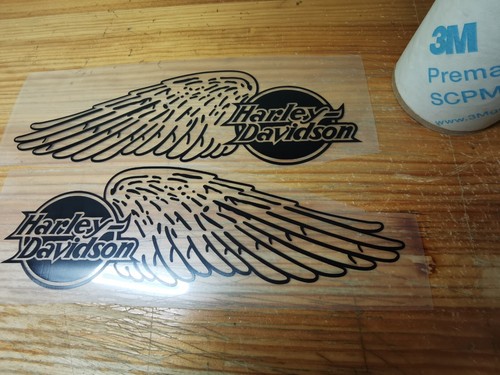 Harley davidson wings black - davidson,