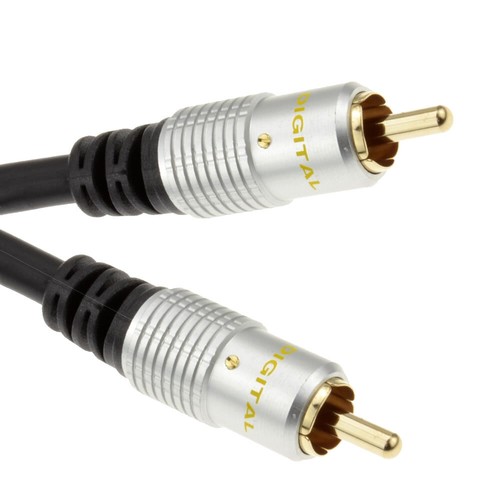 Black single rca phono male - black,