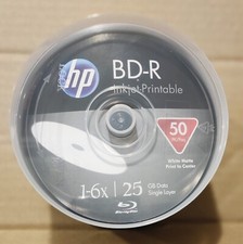 50  HP Blu Ray 25GB 6x Speed