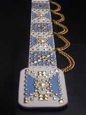 *** ELVIS STYLE "POWDERBLUE" JUMPSUIT BELT ***
