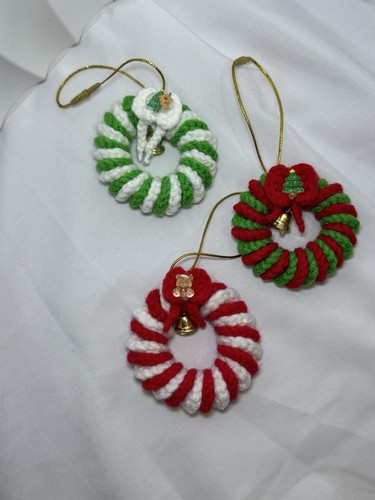Handmade crochet wreath - crochet,