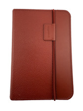 Amazon Red Leather Lighted Cover case for Kindle keyboard model D00901 3rd Gen