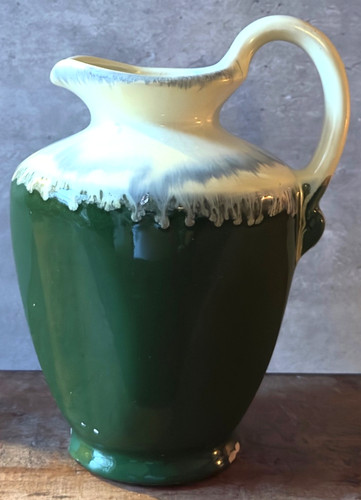 West german pottery vase jug - pottery,