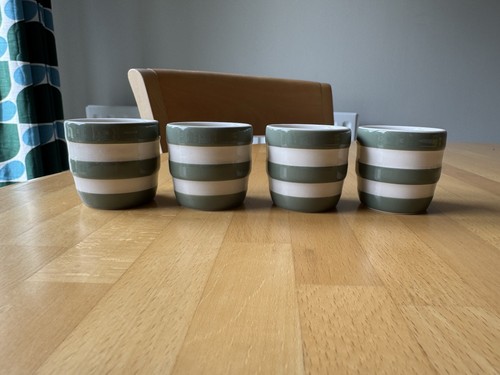 Green cornishware willow - 4,