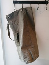 Vintage Army Kit Bag - Canvas Army Green