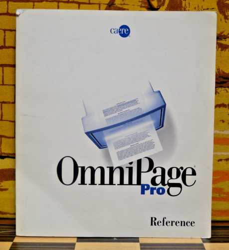 Omnipage pro version - pro, 6