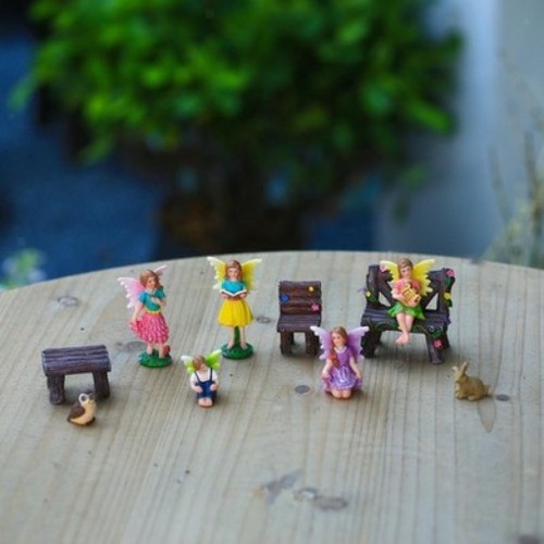 Miniature figurines fairy - figurines,