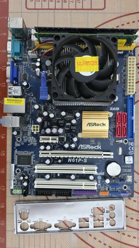 Asrock n61p motherboard - n61p‑s,