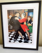 Tango Bar By Beryl Cook Framed