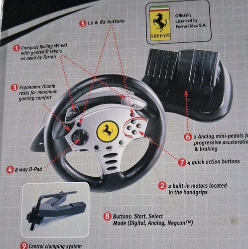 Ferrari thrustmaster steering - thrustmaster,